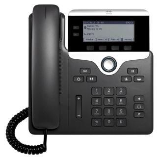 Cisco IP Phone 7841 - Front - Kolor czarny