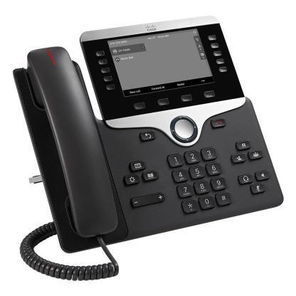 Cisco IP Phone 8811 - Rzut prawy - Kolor czarny