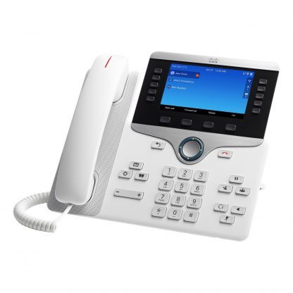 Cisco IP Phone 8861 - Rzut lewy - Kolor biały
