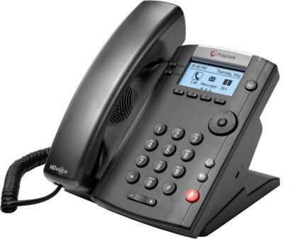 Telefon VoIP Polycom VVX 201 - Rzut prawy