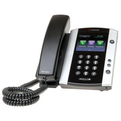 Telefon VoIP Polycom VVX 501 - Rzut lewy